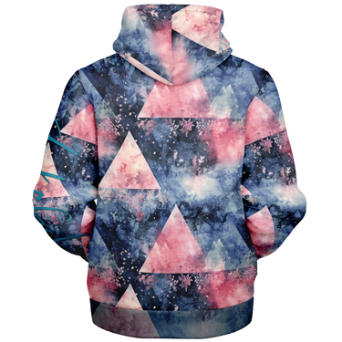 Chokefish™ Microfleece Zip-Up Hoodie Acid-Wash Colors-010B